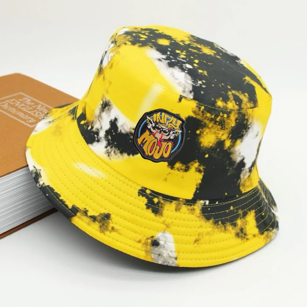 Mojo Bucket Hat - Yellow Galaxy/Black