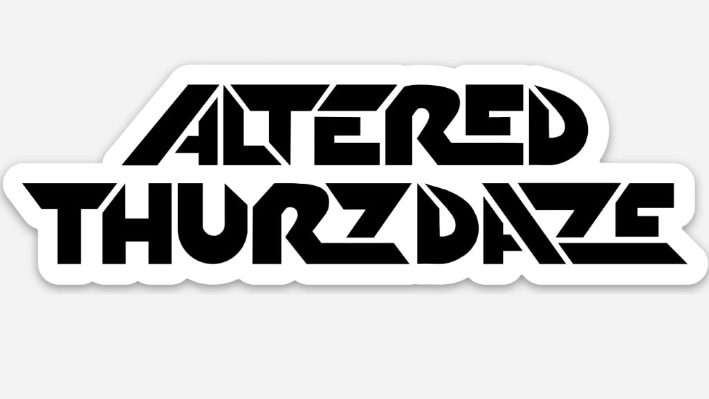 Altered Thurzdaze Logo Sticker